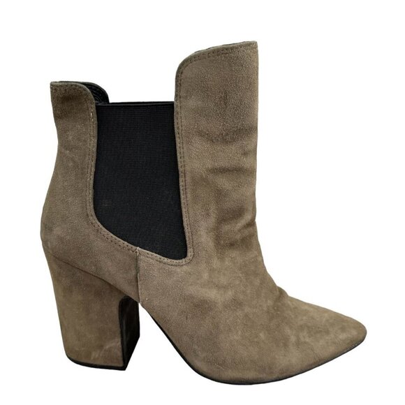 Kristin Cavallari x Chinese Laundry Suede Starlight Green Bootie Women's 9/EU 40 - Picture 12 of 12